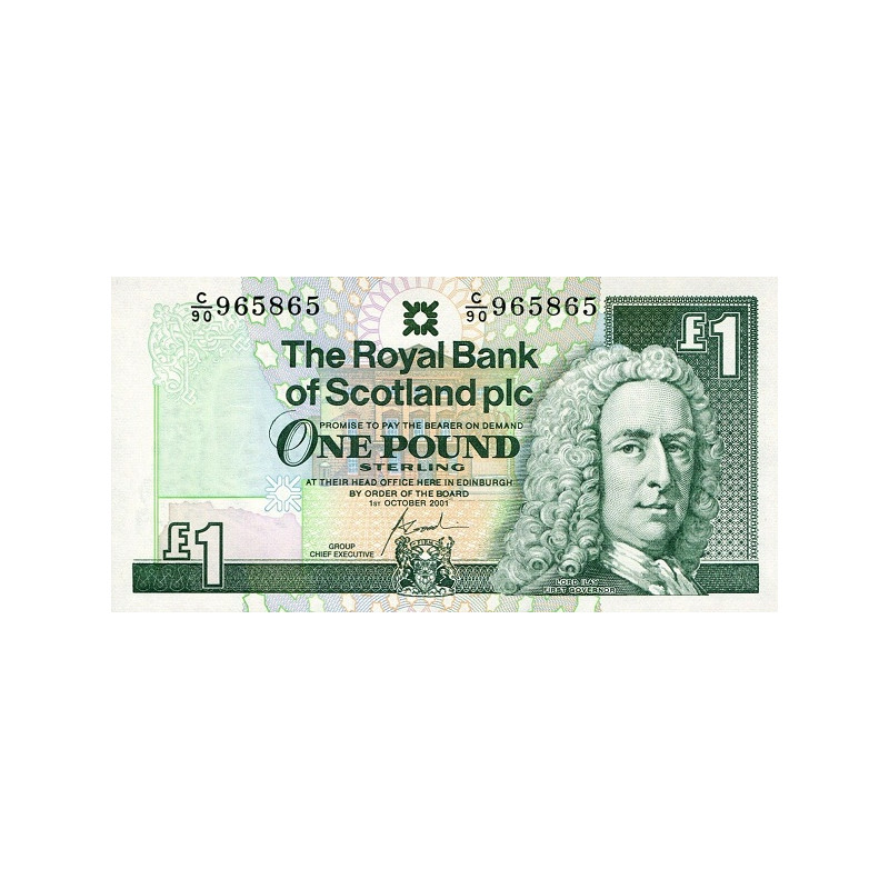 Scotland 1 Pound 2001 P-351e