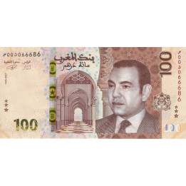Marocko 100 Dirhams 2023 P81