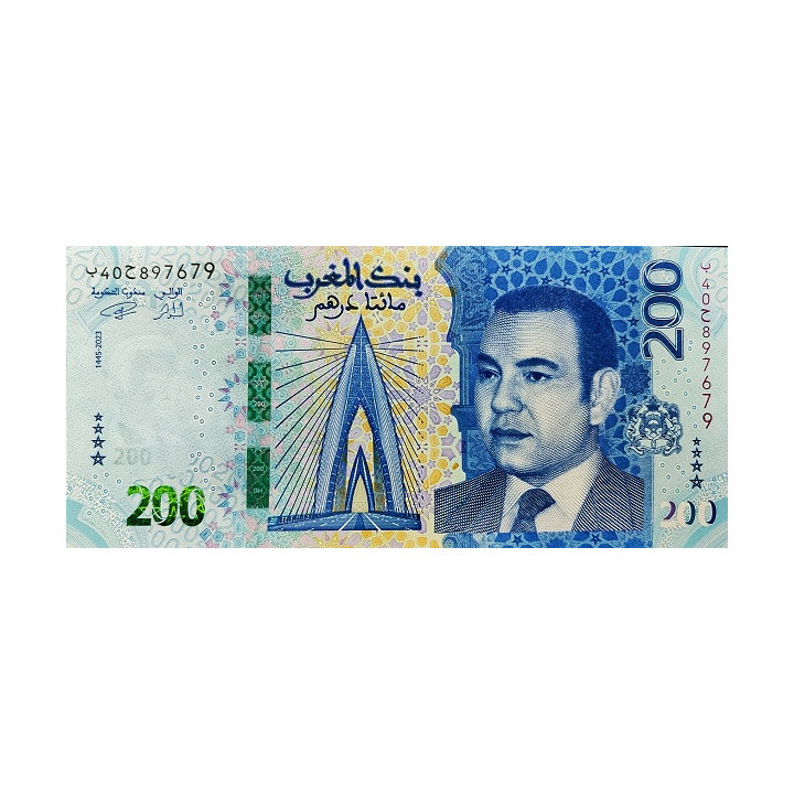 Marocko 200 Dirhams 2023 P82