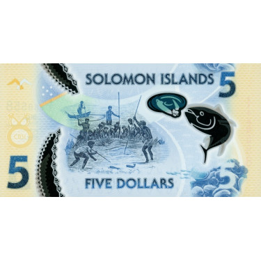 Salomonöarna 5 Dollars 2022 P38(2)