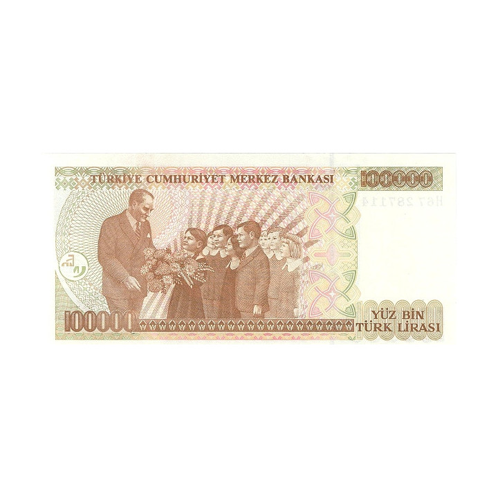 Turkey 100.000 Lira 1970 P206(2)