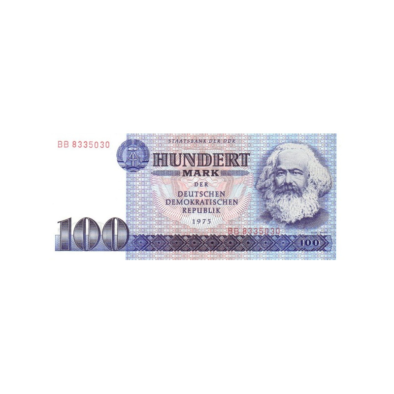 Germany DDR 100 Mark 1975 P31a