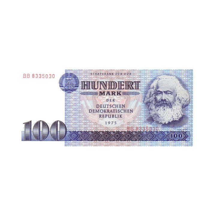 Tyskland DDR 100 Mark 1975 P31a