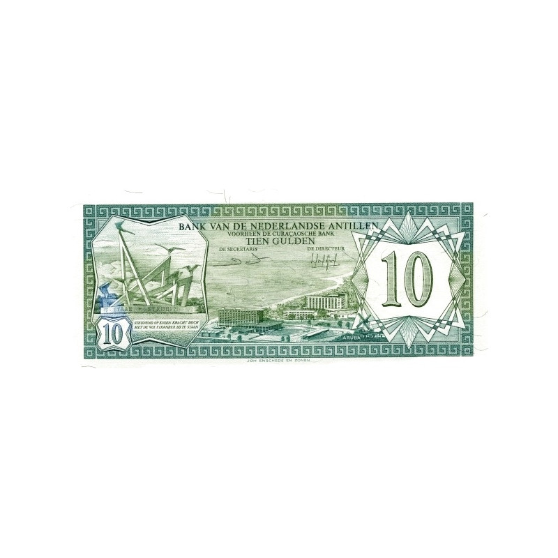 Nederländska Antillerna 10 Gulden 1984 P16b