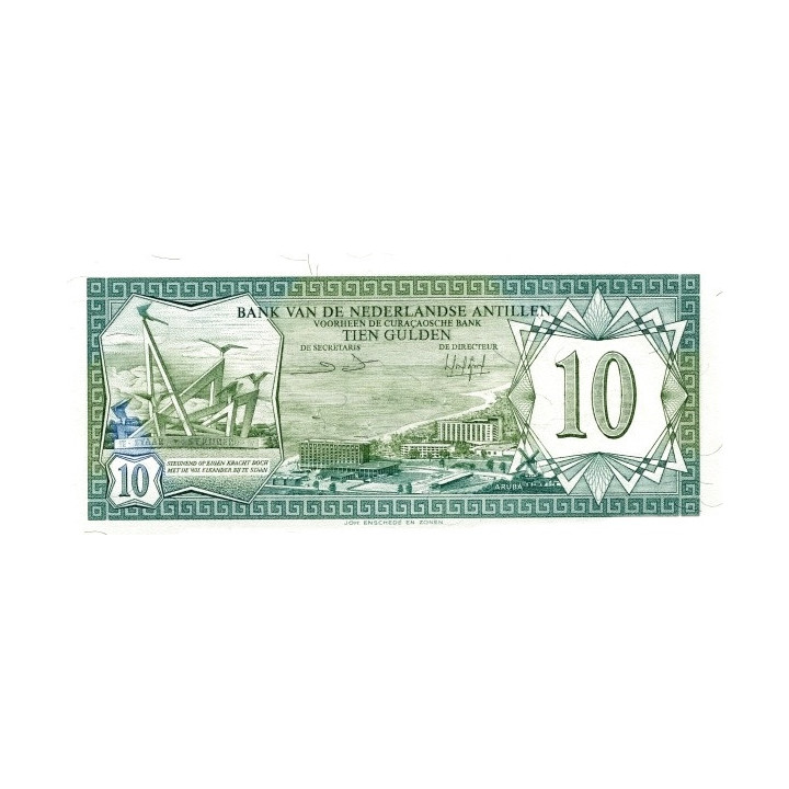Nederländska Antillerna 10 Gulden 1984 P16b