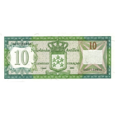 Nederländska Antillerna 10 Gulden 1984 P16b