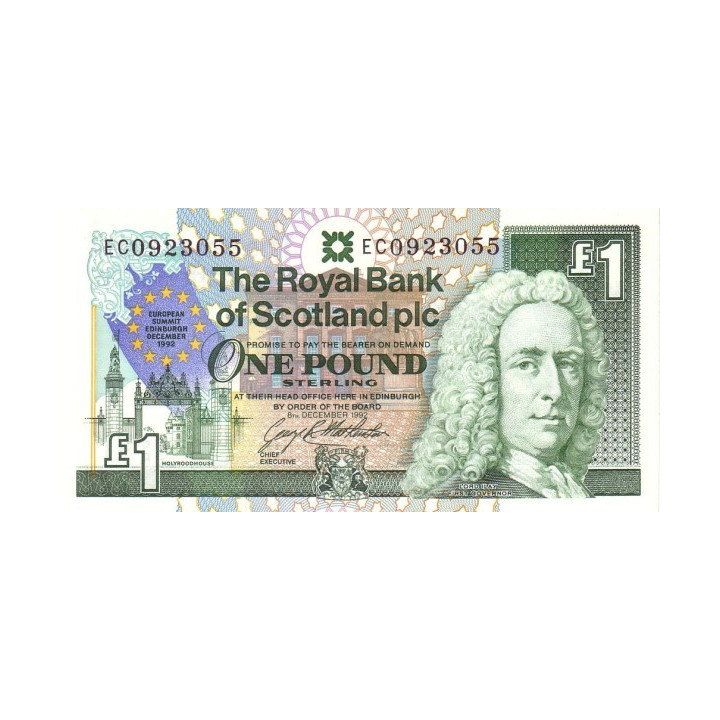 Scotland 1 Pound 1992 P356