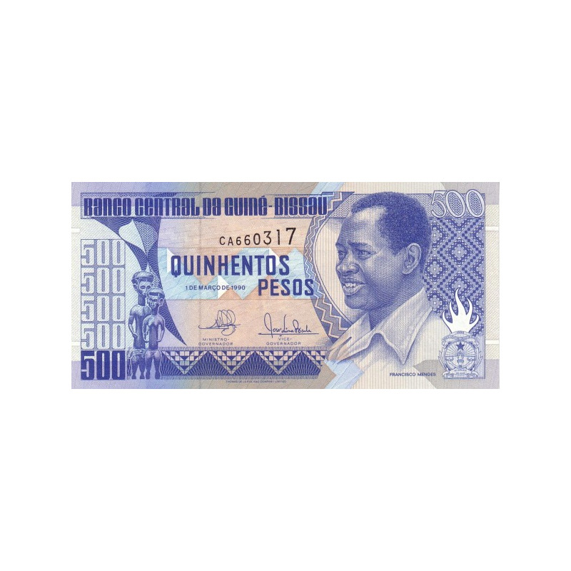 Guinea Bissau 500 Pesos 1990 P-12