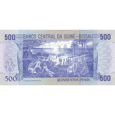 Guinea Bissau 500 Pesos 1990 P-12