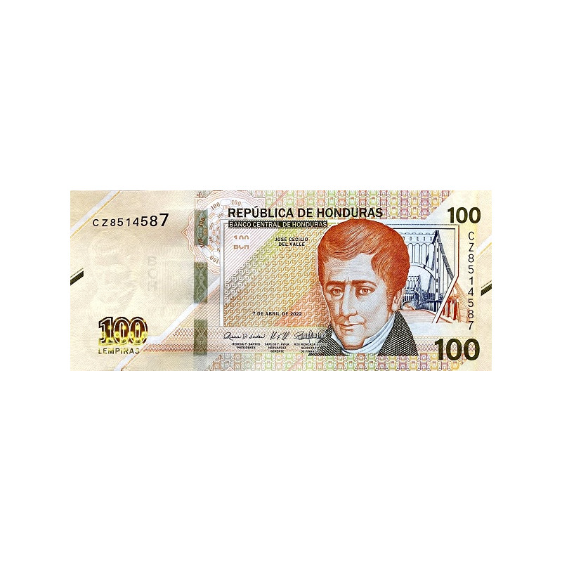 Honduras 100 Lempiras 2022 (2024) P112
