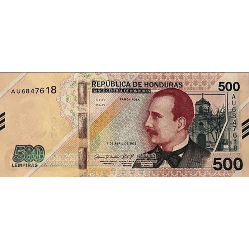 Honduras 500 Lempiras 2022 (2024) P113