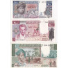 Mauritania Set 100 200 1000 Ouguiya 1975 1977 P 3A 3B 3C 2024