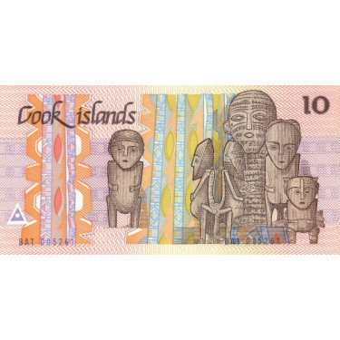 Cooköarna 10 Dollars ND 1987 P4