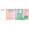 Zimbabwe 20 Dollars ZiG Zig Gold 2024 P111