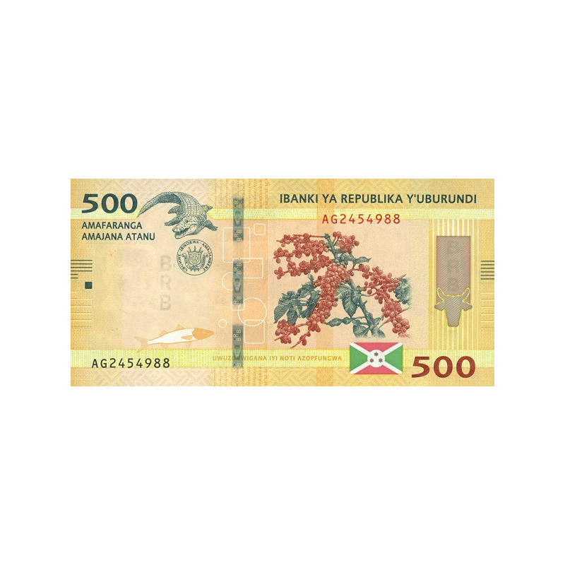 Burundi 500 Francs 2023 P50c