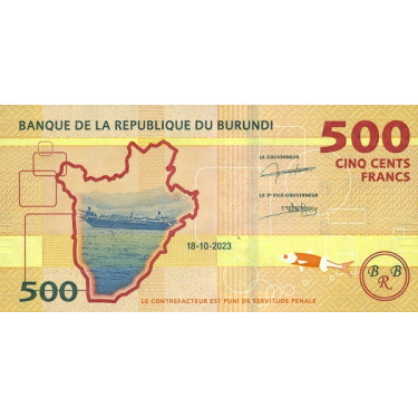 Burundi 500 Francs 2023 P50c