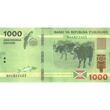 Burundi 1000 Francs 2023 P51c