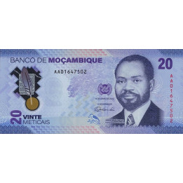 Mozambique 20 Meticais 2024 P155