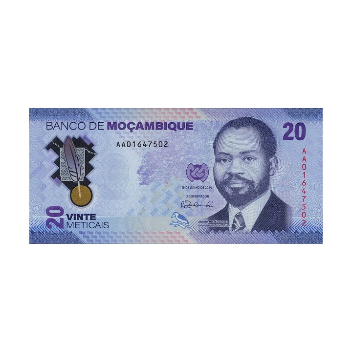 Mozambique 20 Meticais 2024 P155