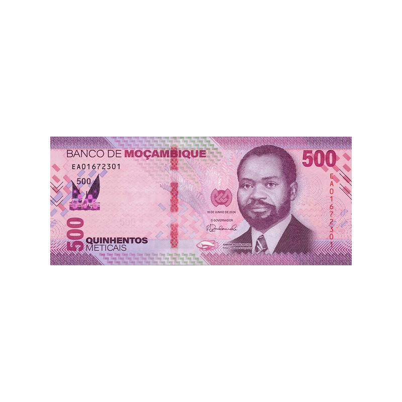 Mozambique Full Set Of 9 Banknotes – 500 To 500,000 Meticais, UNC P134-142