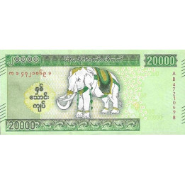 Myanmar 20.000 Kyats 2023 P87