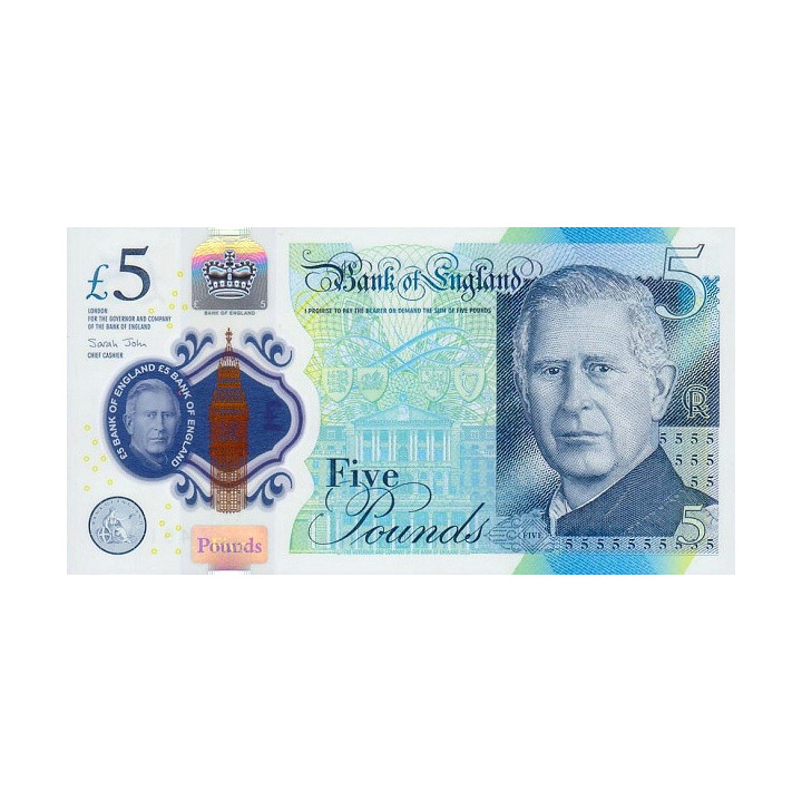Great Britain 5 Pounds 2023 (2024) P398