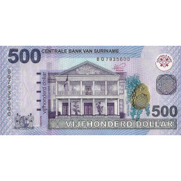 Suriname 500 Dollar 2024 P166B