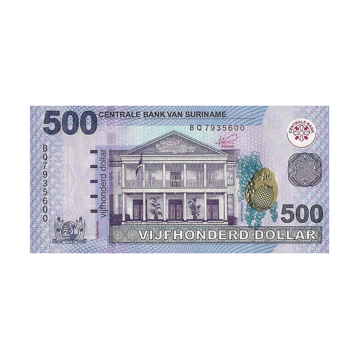 Suriname 500 Dollar 2024 P166B