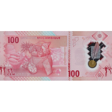 Mozambique 100 Meticais 2024 P157