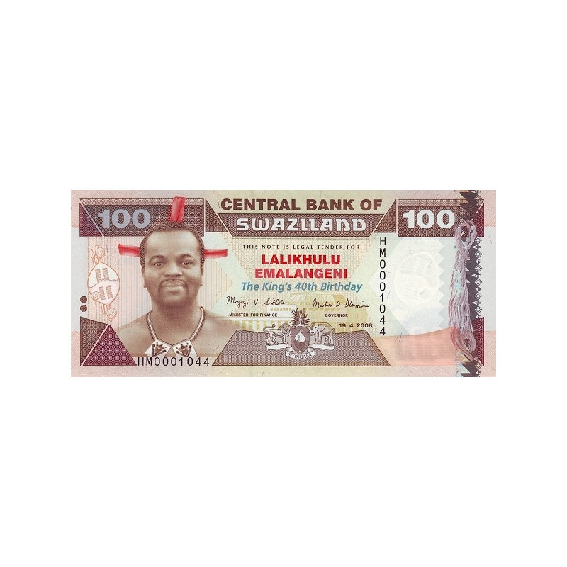 Swaziland 100 Emalangeni 2008 P34