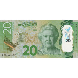 New Zealand 20 Dollars 2018 P193b