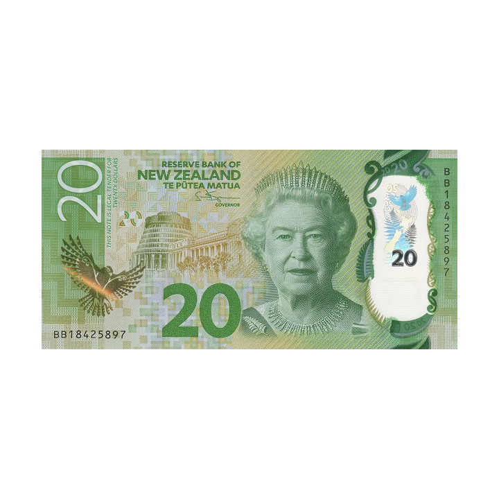 New Zealand 20 Dollars 2018 P193b