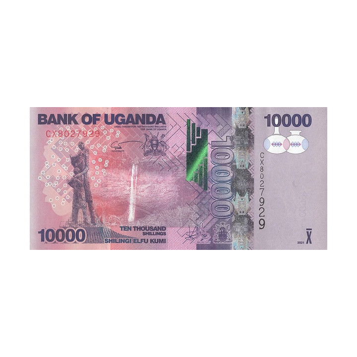 Uganda 10000 Shillings 2021 P52g