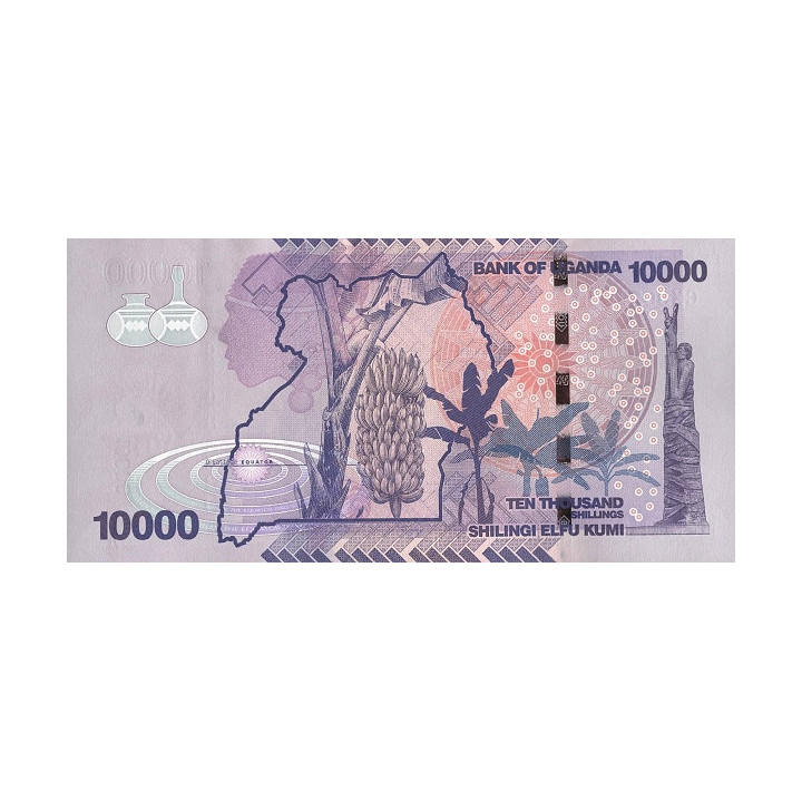 Uganda 10000 Shillings 2021 P52g