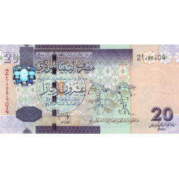 Libyen 20 Dinars 2009 P74