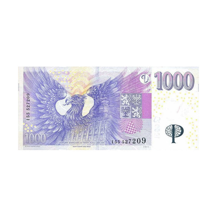 Tjeckien 1000 Korun 2008 P25c
