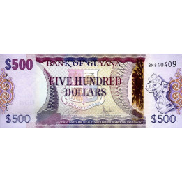 Guyana 500 Dollars 2024 P37c