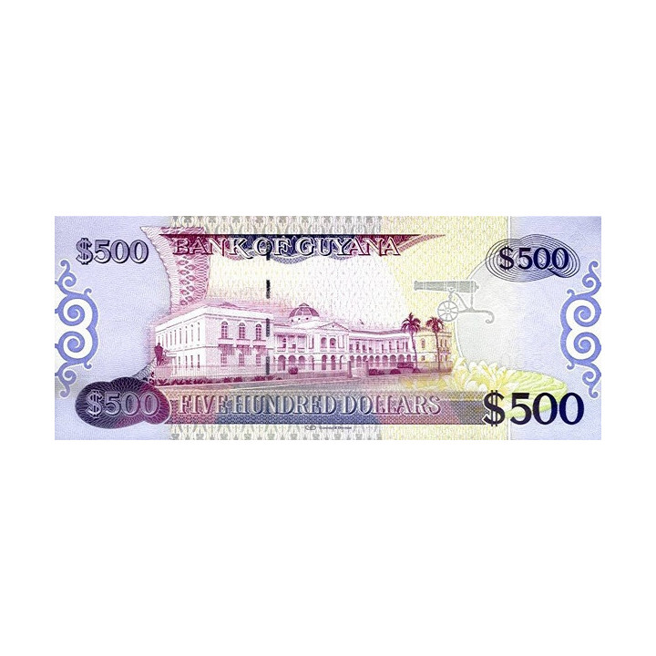 Guyana 500 Dollars 2024 P37c