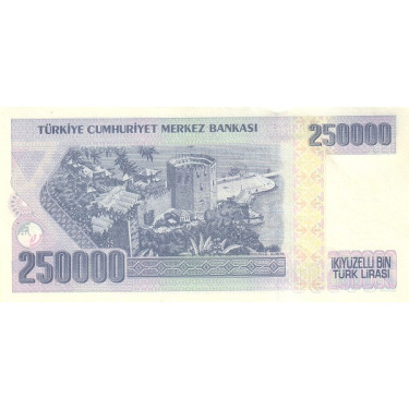 Turkey 250.000 Lirasi 1970 P211