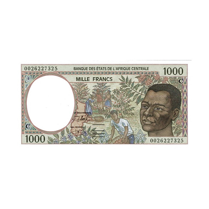 Central African States - Congo - 1000 Francs 2000 P-102Cg