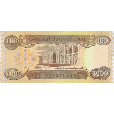 Iraq 1000 Dinars IQD 2018 P104a