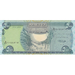 Irak 500 Dinars IQD 2018 P98Ab