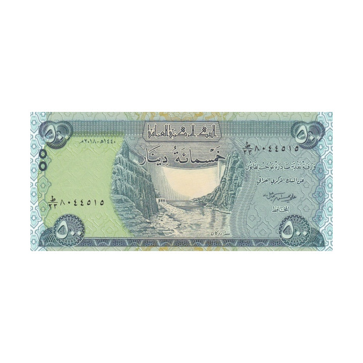 Irak 500 Dinars IQD 2018 P98Ab