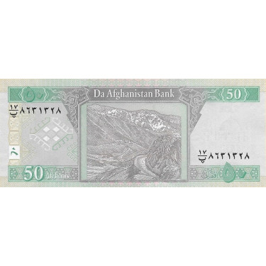 Afghanistan 50 Afghanis 2016 P69f