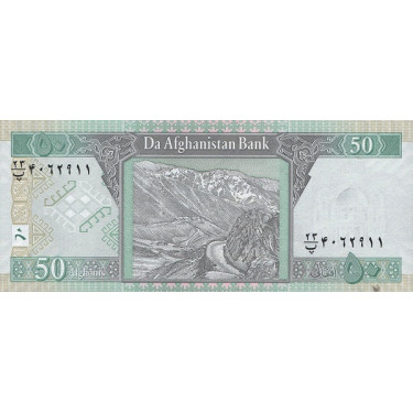 Afghanistan 50 Afghanis 2019 P69g