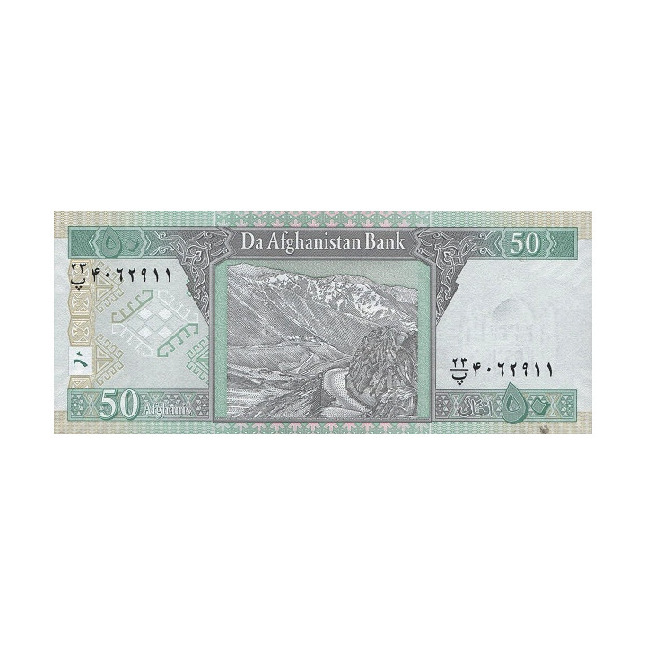 Afghanistan 50 Afghanis 2019 P69g