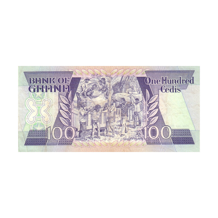 Ghana 100 Cedis 1986 P-26a
