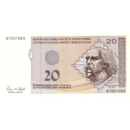 Bosnien Hercegovina 20 Maraka 1998 P66