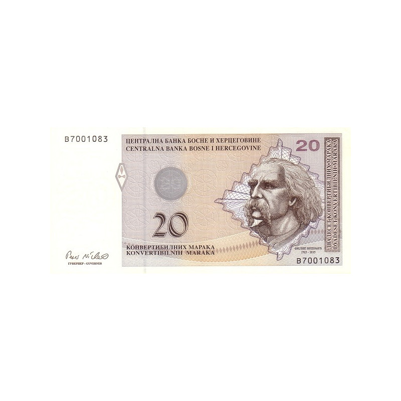 Bosnia Herzegovina 20 Maraka 1998 P66