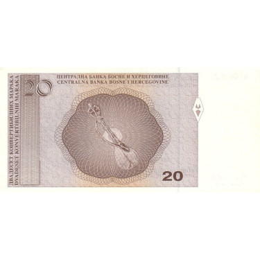 Bosnia Herzegovina 20 Maraka 1998 P66